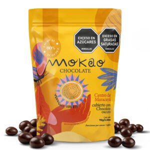 Maracuyá cubierto con Chocolate 60%