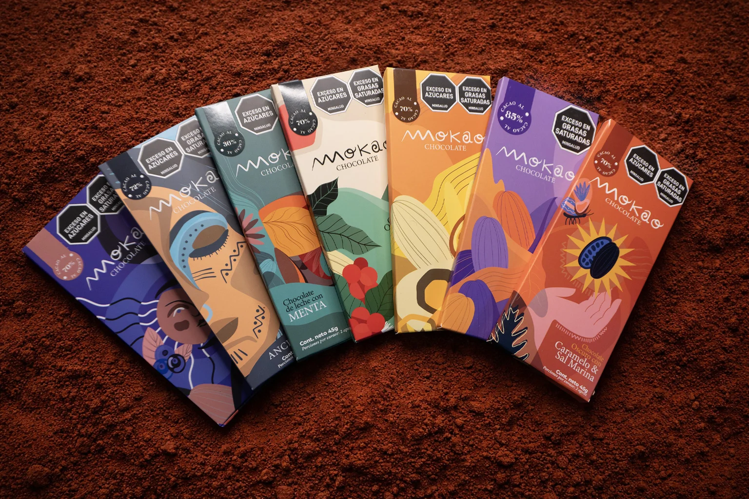 Chocolate de Leche con Menta 36% - Imagen 2